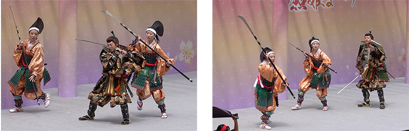 豊島義経公と女武者