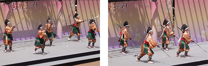 薙刀が武器の女武者