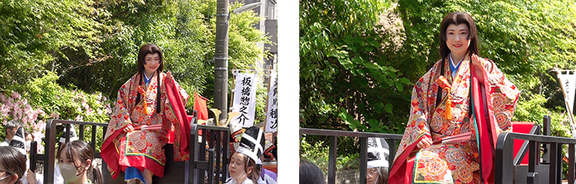 お祭り主人公の照姫様